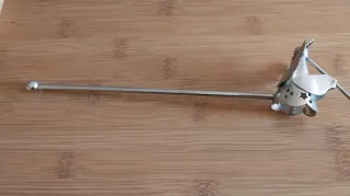 APAGAVELAS VINTAGE METAL PLATEADO FORMA DE ÁNGEL