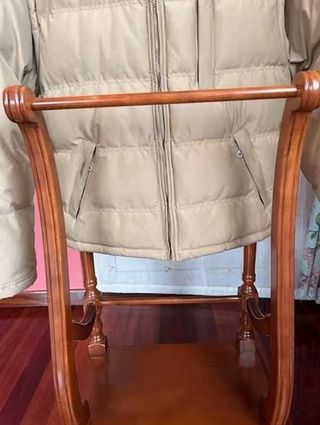 Chaquetón Pierre Cardin auténtico Plumón Beige