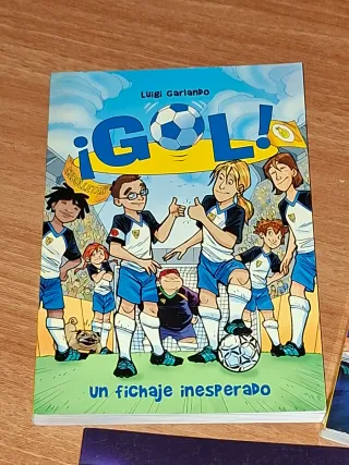 5 libros de la colección  ¡Gol!