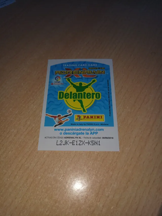 Carta original de Messi Adrenalyn LaLiga 2017-2018