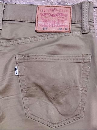 Levi's 511 Chino Slim Fit Beige 32x34