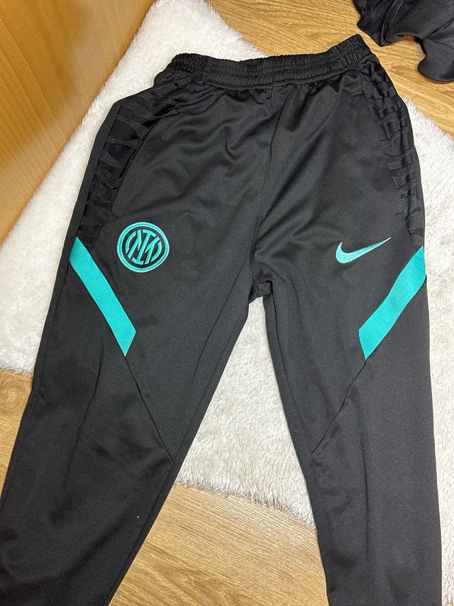 Chándal Inter de Milán Nike Negro/Turquesa