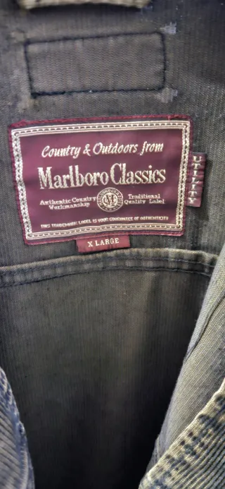 Chaqueta Marlboro Classics Marrón/Verde Oliva