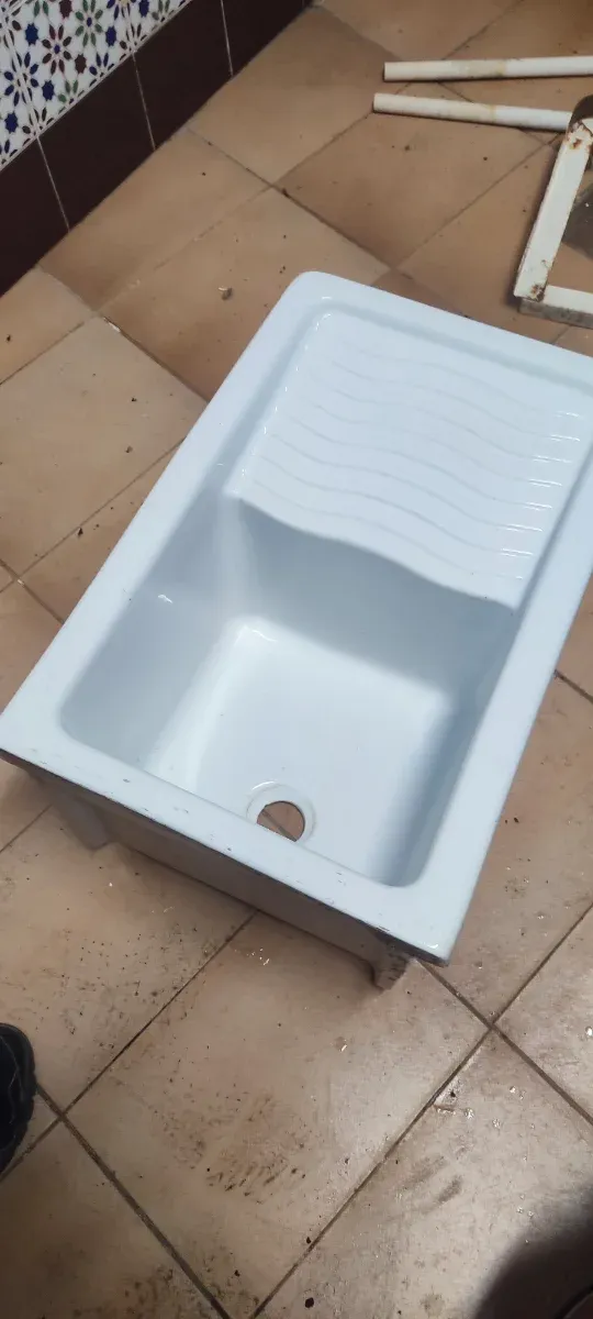 Pila de Fregadero Roca Blanca