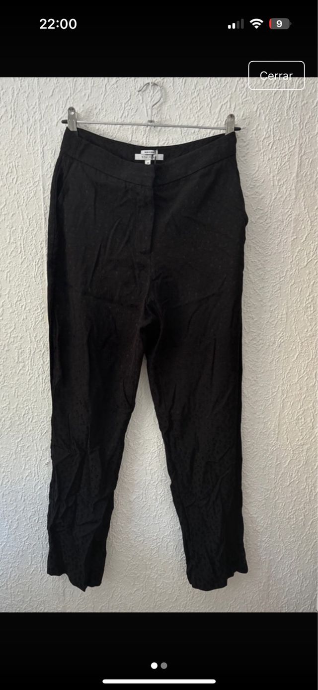 Top negro Scalpers con nudo