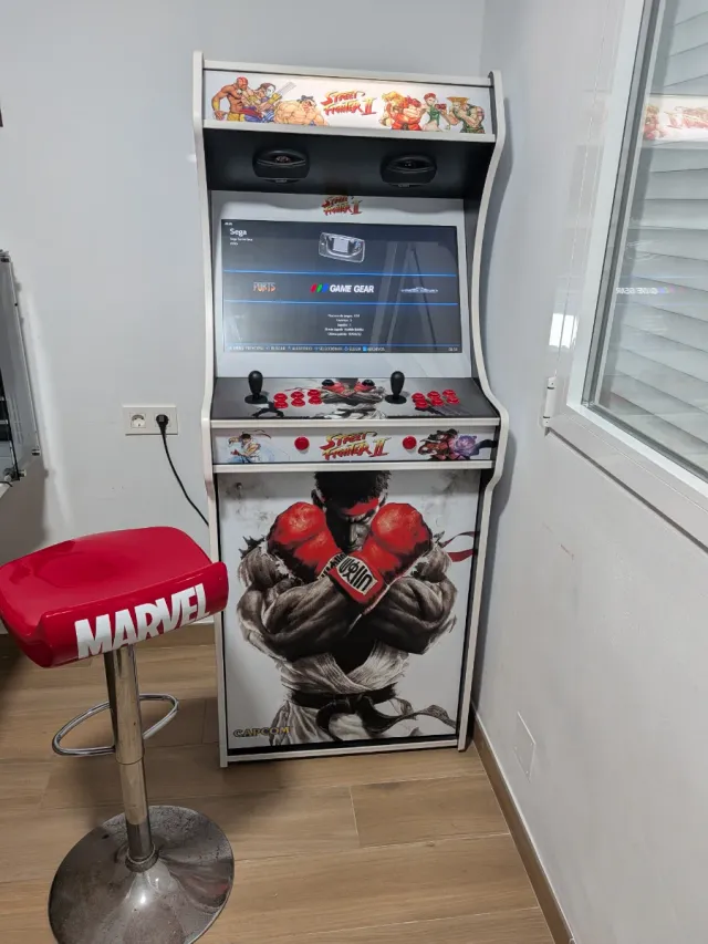 Máquina Arcade 8425 Juegos con Frigorífico