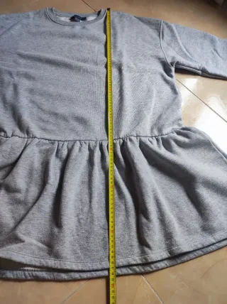 Vestido Sudadera Gris