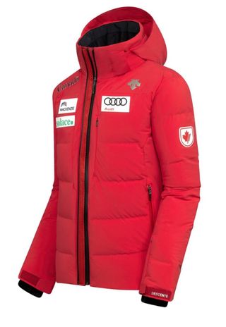 Chaqueta de esquí Descente Roja y Negra