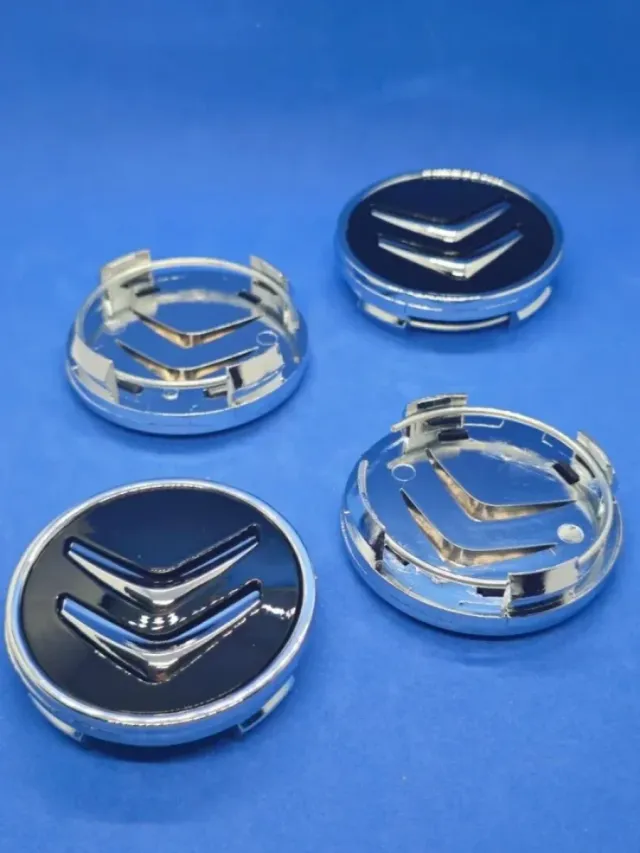 4 Tapa-buje Citroen 60mm Nero