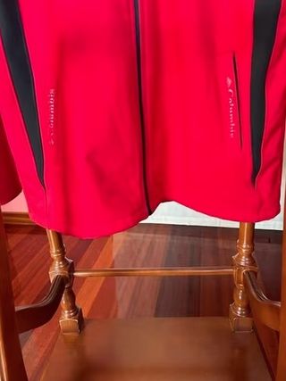 Chaqueta Columbia Titanium Roja y Negra