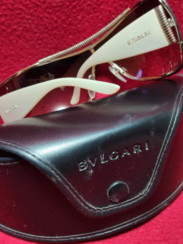 Gafas de sol Bulgari mujer marrones y doradas