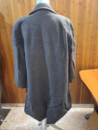 Abrigo Vintage Burberry Mujer Gris