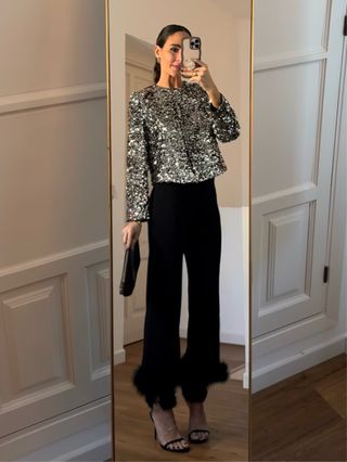 Traje de lentejuelas