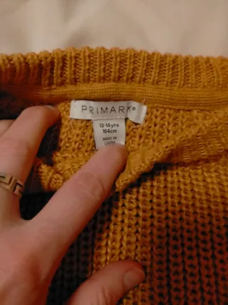 Jersey mostaza Primark Talla M