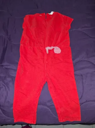 Mono rojo 12-18 meses