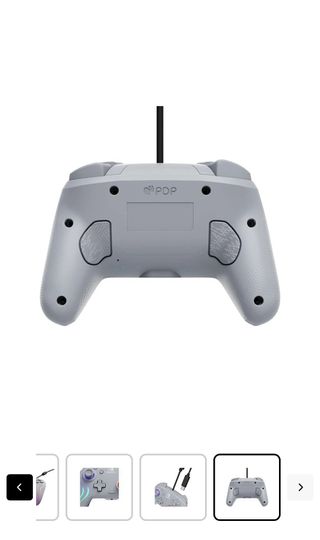 Mando Nintendo Switch Gris con Luces LED