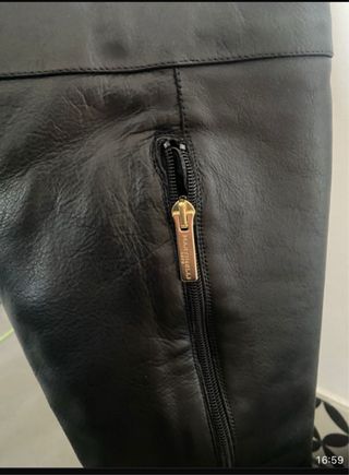 Botas altas Ressi de piel negras de Martinelli