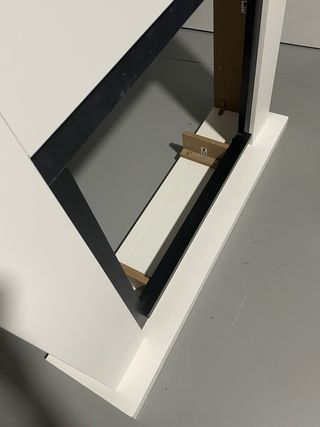 Marco Chimenea Eléctrica Blanco y Negro