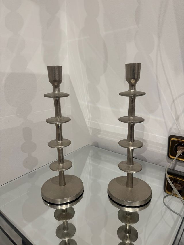 Candelabro Zara Home Plateado