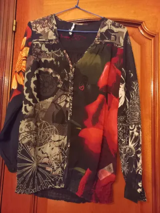 Camisa Desigual Multicolor Talla M Larga