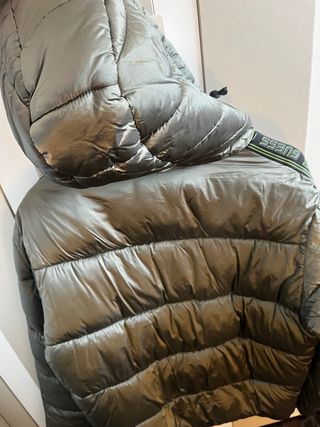 Chaqueta Guess Hombre Verde/Plateada