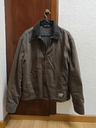 Cazadora worker Zara marrón