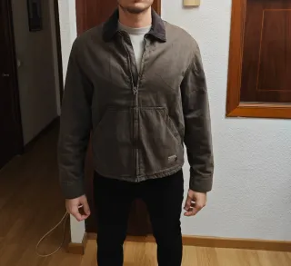 Cazadora worker Zara marrón