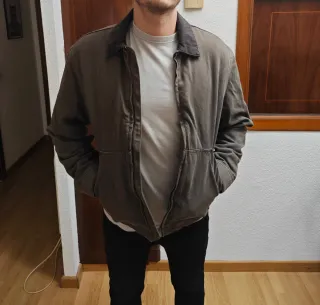 Cazadora worker Zara marrón