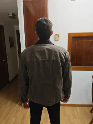 Cazadora worker Zara marrón