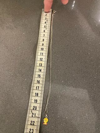 Cadena con colgante Piolín plata