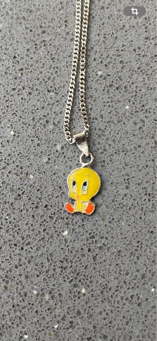 Cadena con colgante Piolín plata