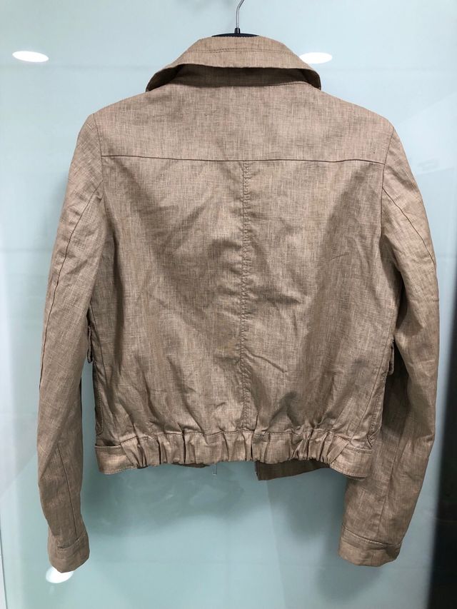 Cazadora Adolfo Domínguez Beige Talla S