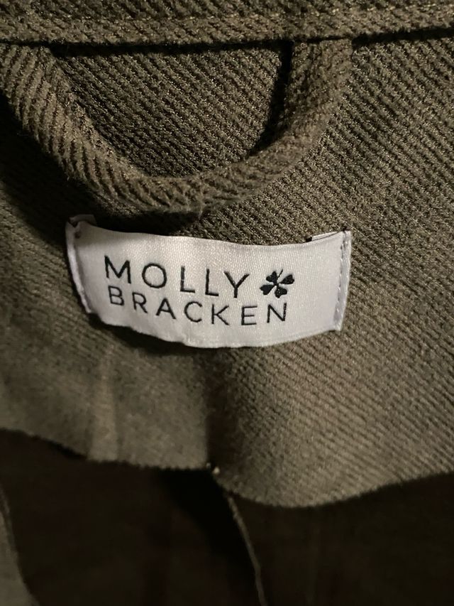 Chaqueta militar verde botones dorados