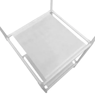 Perchero Esquinero Blanco Metálico, NUEVO