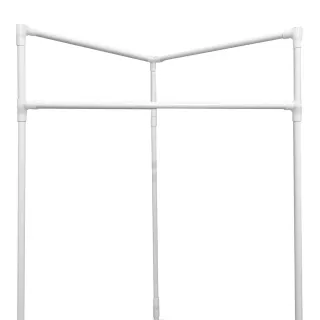 Perchero Esquinero Blanco Metálico, NUEVO