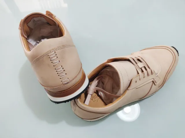 NUMBER 288 - Zapatillas en Piel Vachetta