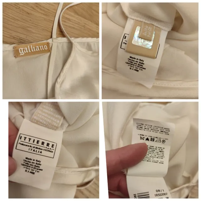 Galliano camicia da notte S