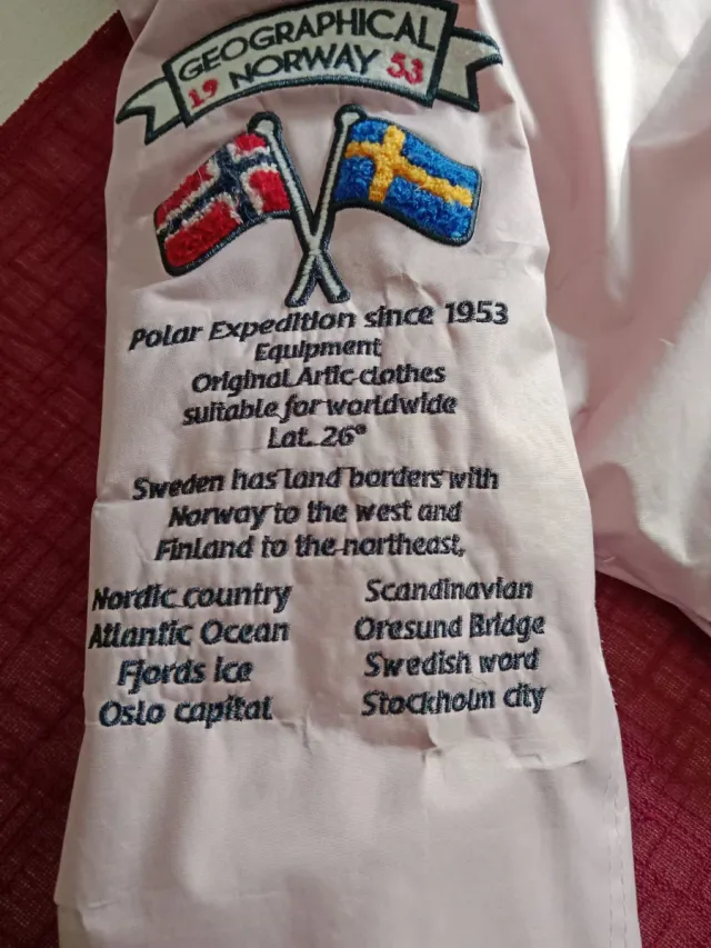 Abrigo Geographical Norway Rosa