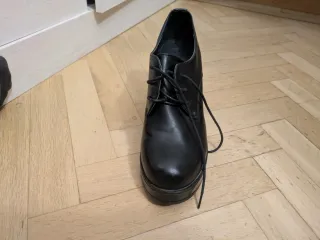 Zapatos negros tacón plataforma talla 41