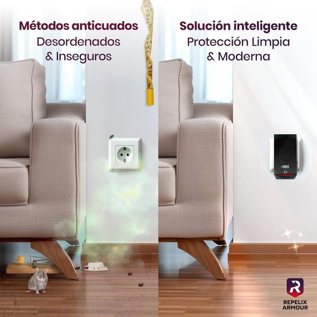 Repelente ultrasónico de plagas NUEVO SIN USO