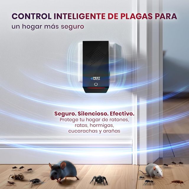 Repelente ultrasónico de plagas NUEVO SIN USO