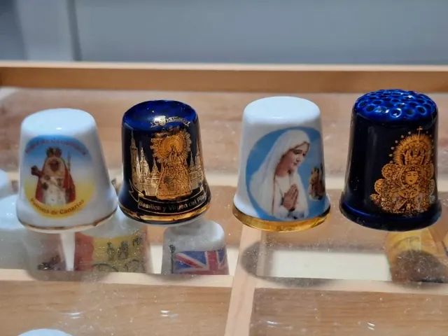 Colección de dedales de Vírgenes
