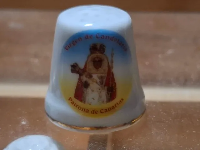 Colección de dedales de Vírgenes