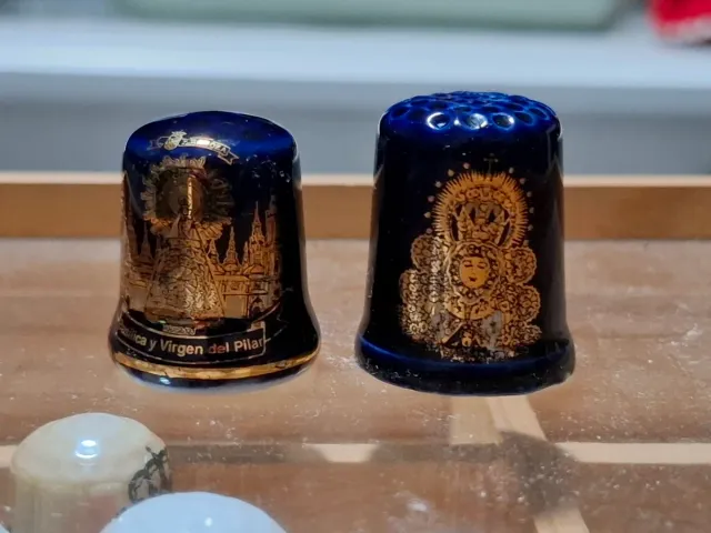 Colección de dedales de Vírgenes