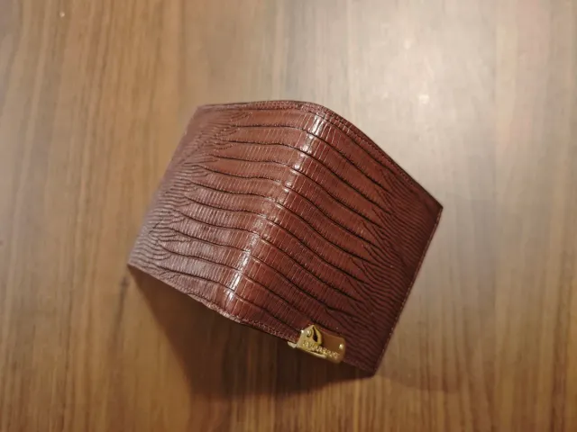 BURBERRY - Cartera de Piel de Lagarto