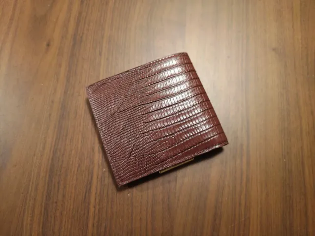 BURBERRY - Cartera de Piel de Lagarto