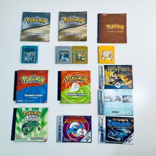 Pokemon Manual Game Boy Color y Advance Nintendo