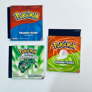 Pokemon Manual Game Boy Color y Advance Nintendo