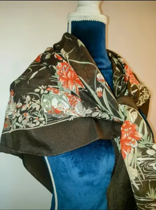 Maxi foulard vintage Jacques Deville-Paris