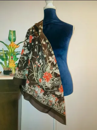 Maxi foulard vintage Jacques Deville-Paris